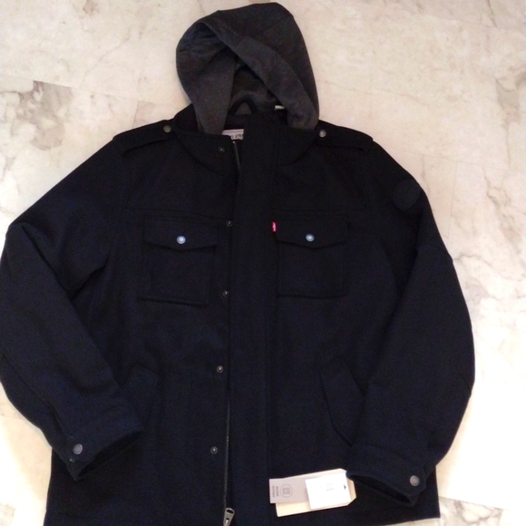 Levi's Other - Levi's wool hooded jacket.